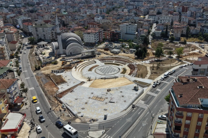 Kocaeli Çayırova Kent Meydanı’nda sona doğru