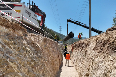 Antalya Kaş’ta içme suyu yatırımı sürüyor