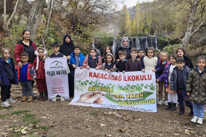 Minik yüreklerden Yeşil Vatana büyük katkı