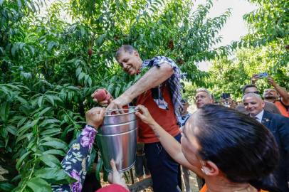 İzmir Selçuk’ta Şen Şeftali Şenliği üreticiye umut oldu