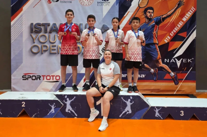 Bursa Büyükşehirli badmintonculardan 6 madalya