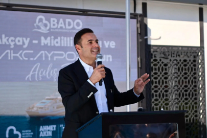 BADO'nun Akçay-Midilli Hattı açıldı