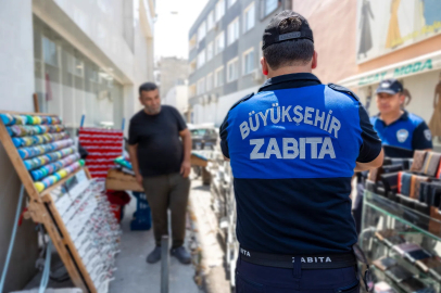 Kaldırım işgaline karşı sıkı denetim