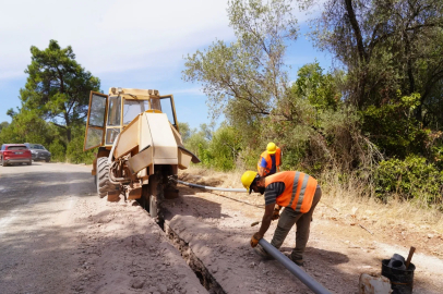 Muğla Çamlı’daki 30 yıllık içme suyu hatları yenileniyor